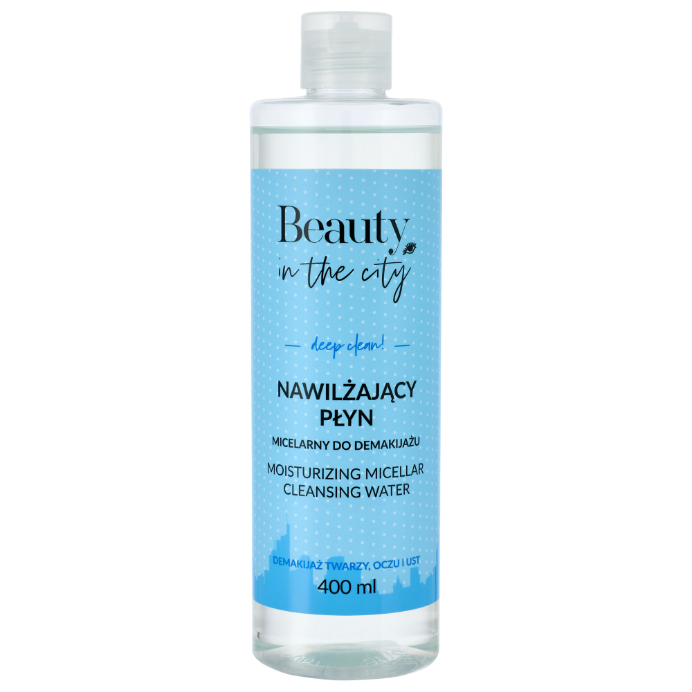 Beauty In The City nawilżający płyn micelarny do demakijażu twarzy, 400 ml