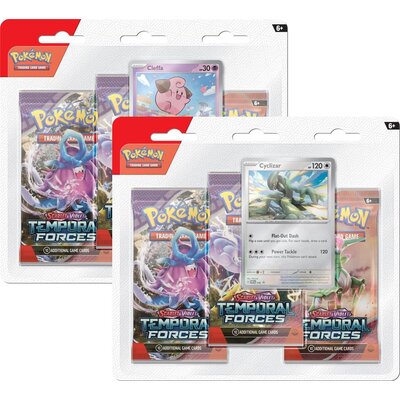 Gra karciana POKEMON TCG Scarlet & Violet Temporal Forces 3 Pack Blister Box 188-85665 (1 zestaw)