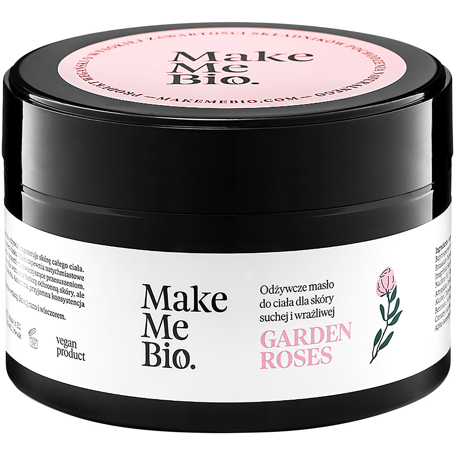 Make Me Bio Garden Rose masło do ciała, 230 ml
