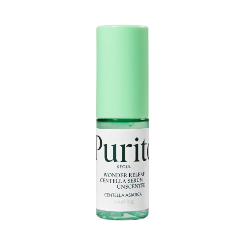 Purito Wonder Releaf Centella Unscented MINI bezzapachowe serum z ekstraktem z wąkroty azjatyckiej, 15 ml