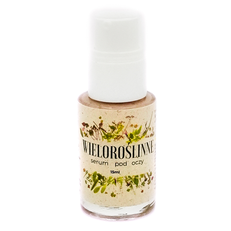 Trawiaste wieloroślinne serum pod oczy, 15 ml