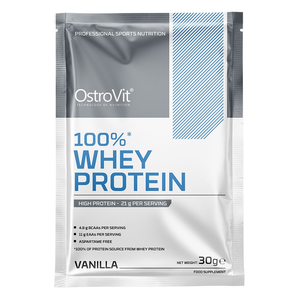 OstroVit 100% Whey Protein 30 g o smaku waniliowym