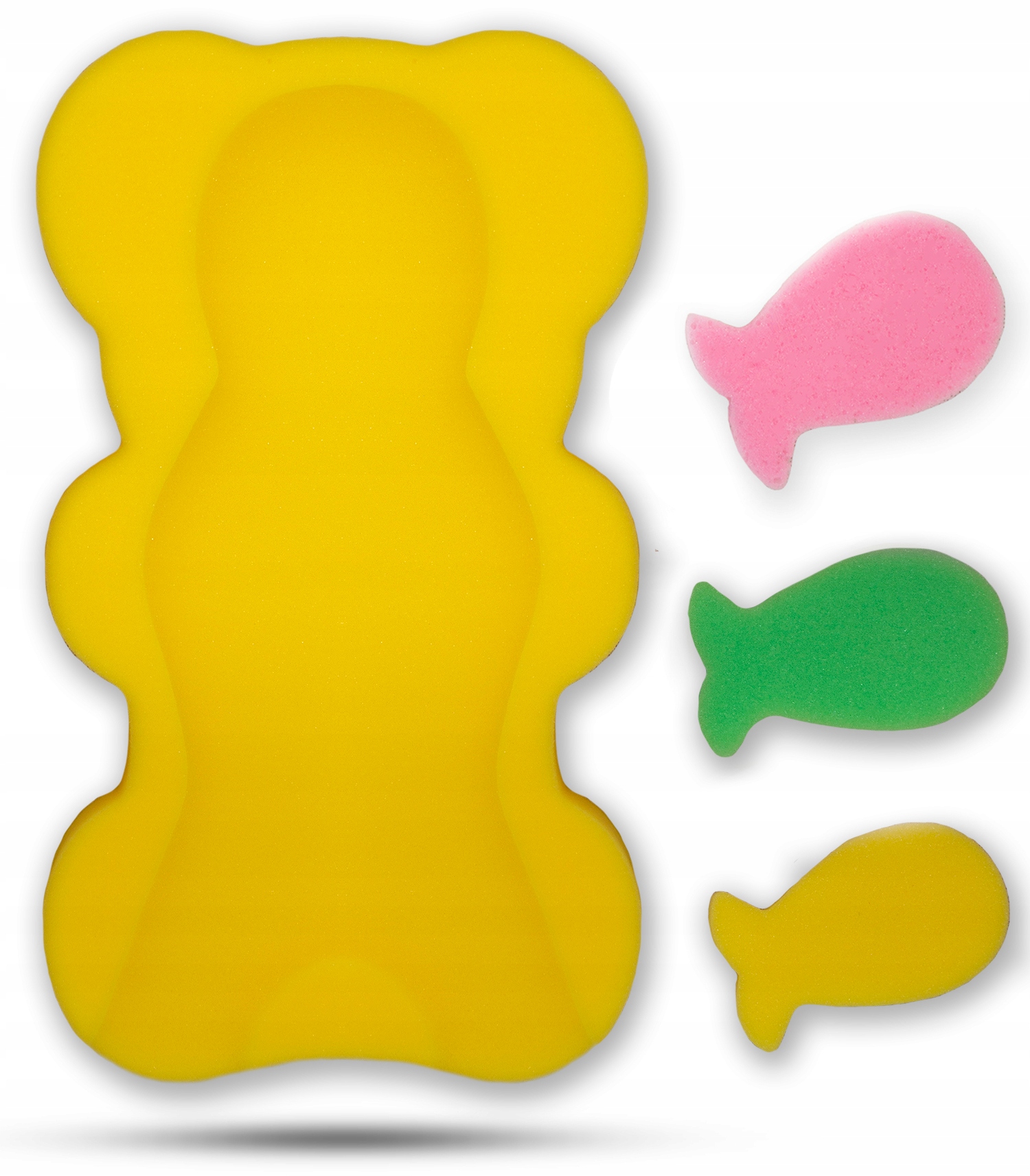 Materacyk do kąpieli gąbka mata do wanny + 3 gąbki