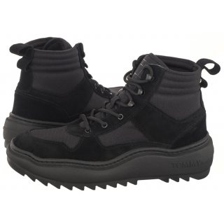 Trapery Tommy Hilfiger Tjm Mix Material Boot Black EM0EM01245 BDS