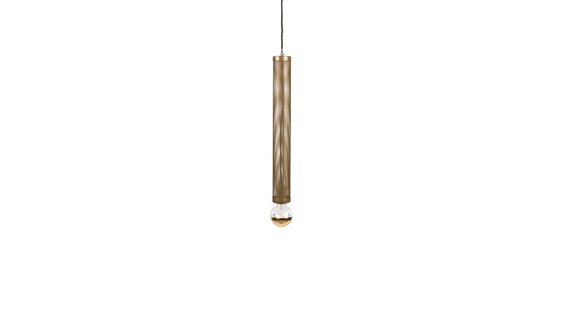 Bold Monkey - Lampa wisząca SWEET MESH (rozmiar M, złota)