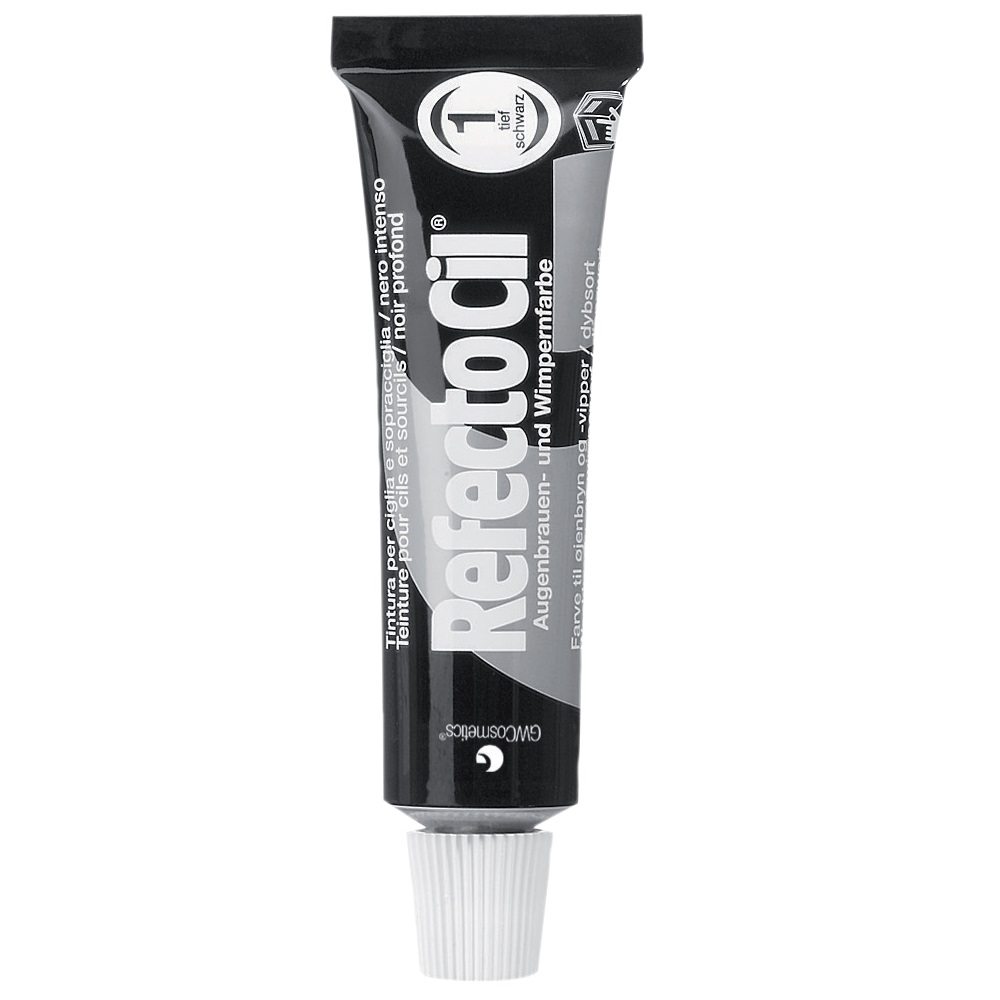 RefectoCil henna do brwi i rzęs 1 głęboka czerń, 15 ml