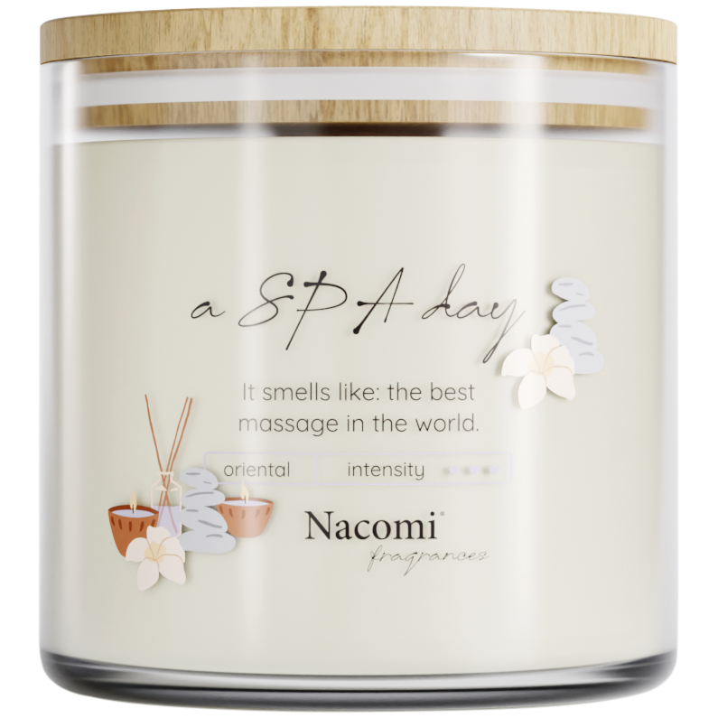 Nacomi A SPA Day świeca zapachowa, 450 g
