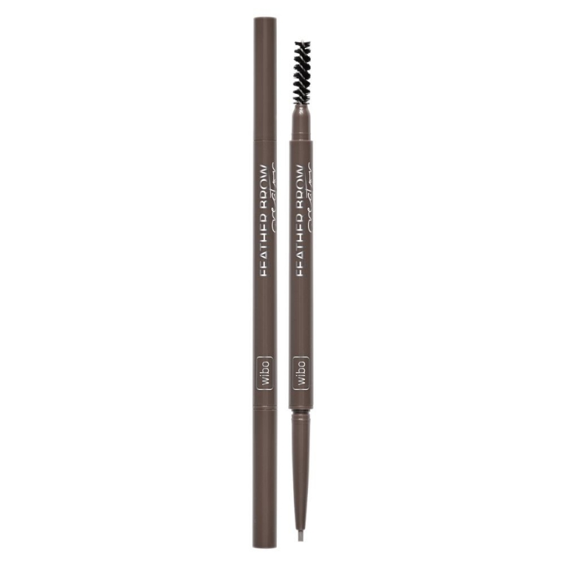 Wibo Feather Brow Creator kredka do brwi ze szczoteczką Soft Brown, 1 szt.