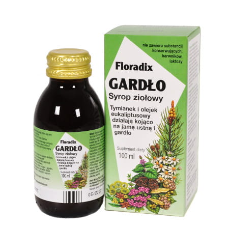 FLORADIX Gardło syrop ziołowy 100 ml