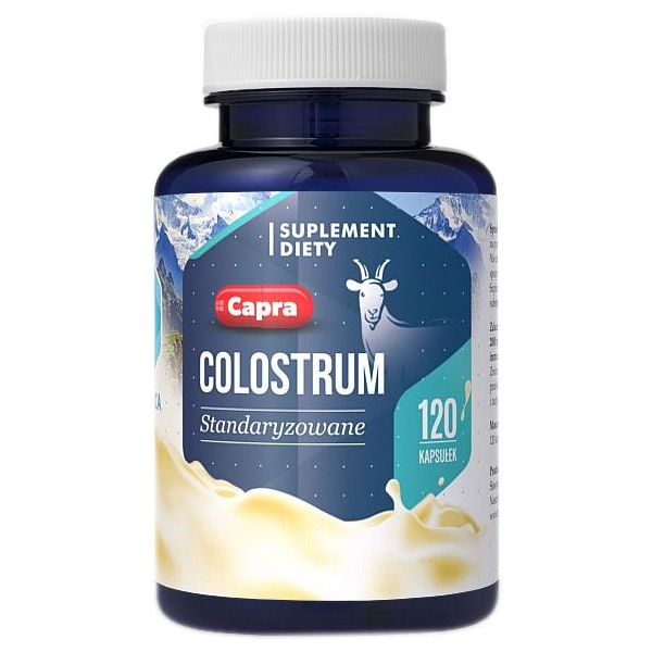 Hepatica Capra Colostrum suplement diety z kozim kolostrum 1840 mg, 120 kaps./1 opak.
