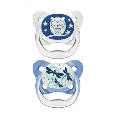 Smoczek DR BROWN'S Prevent 0-6 m Niebieski (2 sztuki)