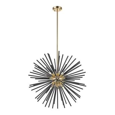 Lampa wisząca czarno-złota URCHIN
