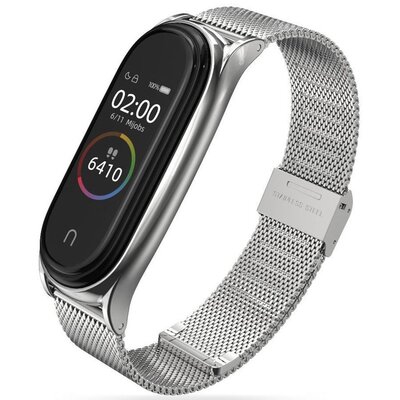 Pasek TECH-PROTECT MilaneseBand do Xiaomi Mi Smart Band 7/7 NFC Srebrny