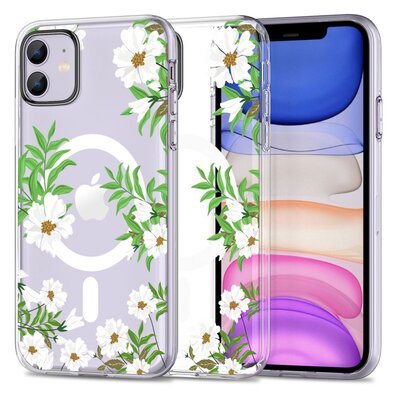 Etui TECH-PROTECT MagMood MagSafe do Apple iPhone 11 Spring Daisy