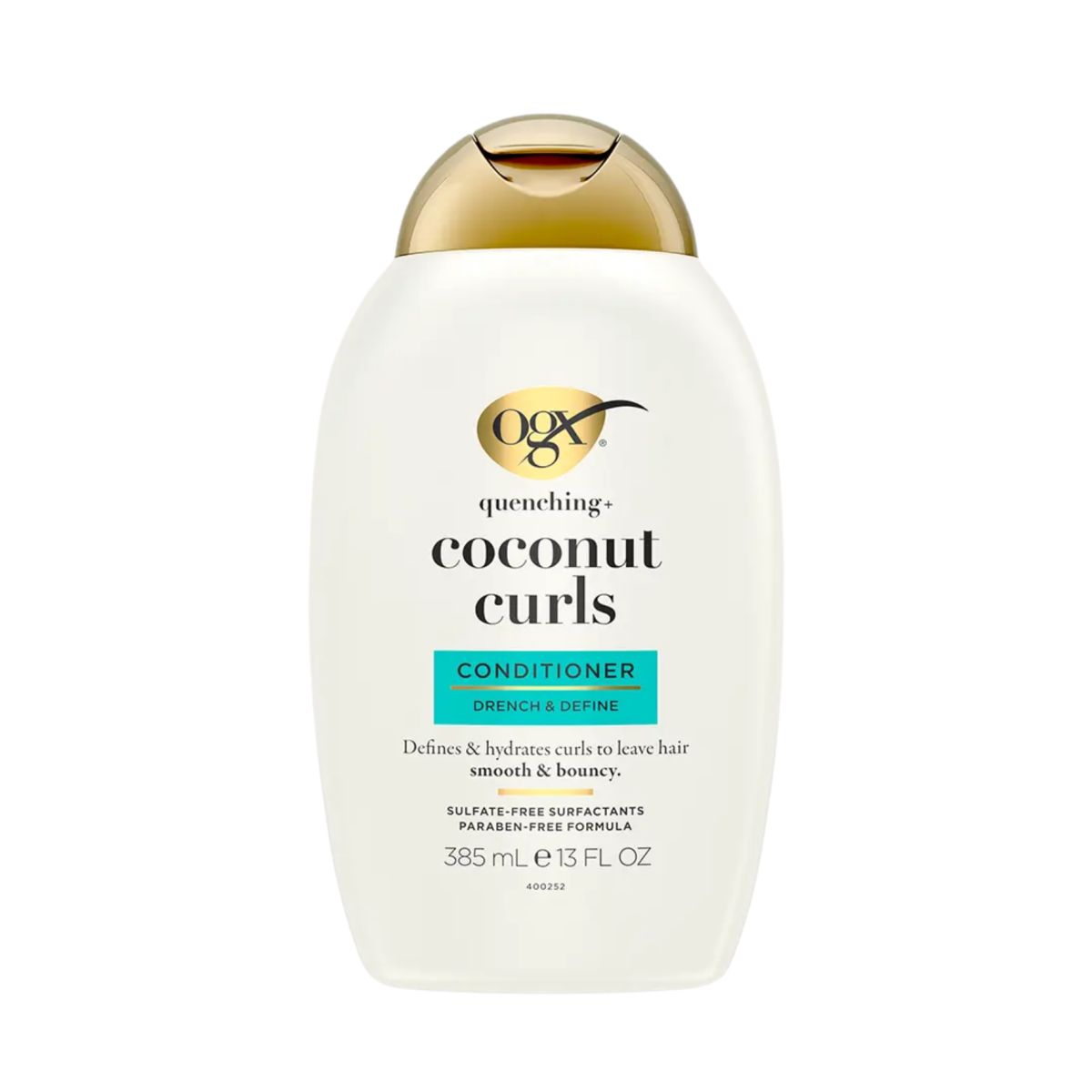 OGX Quenching+ Coconut Curls nawilżająca odżywka do włosów kręconych, 385 ml