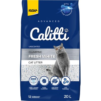 Żwirek dla kota CALITTI Fresh White 20L