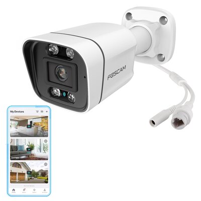 Kamera FOSCAM V4EC 4MP Zewnętrzna, LAN / P2P Biały