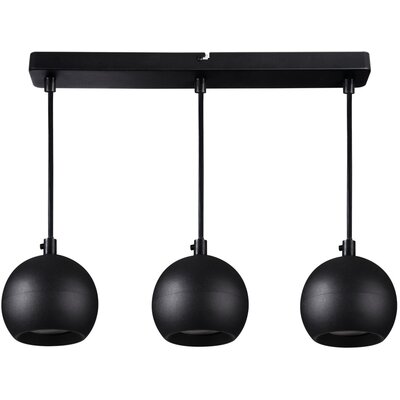 Lampa wisząca KANLUX Galoba C 3xGU10 B Czarny