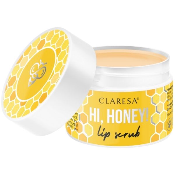 Claresa HI HONEY! LIP SCRUB odżywczy peeling do ust miodowy, 15 g
