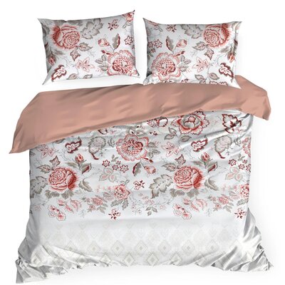 Pościel EUROFIRANY Sara 33 220 x 200 cm Koralowy