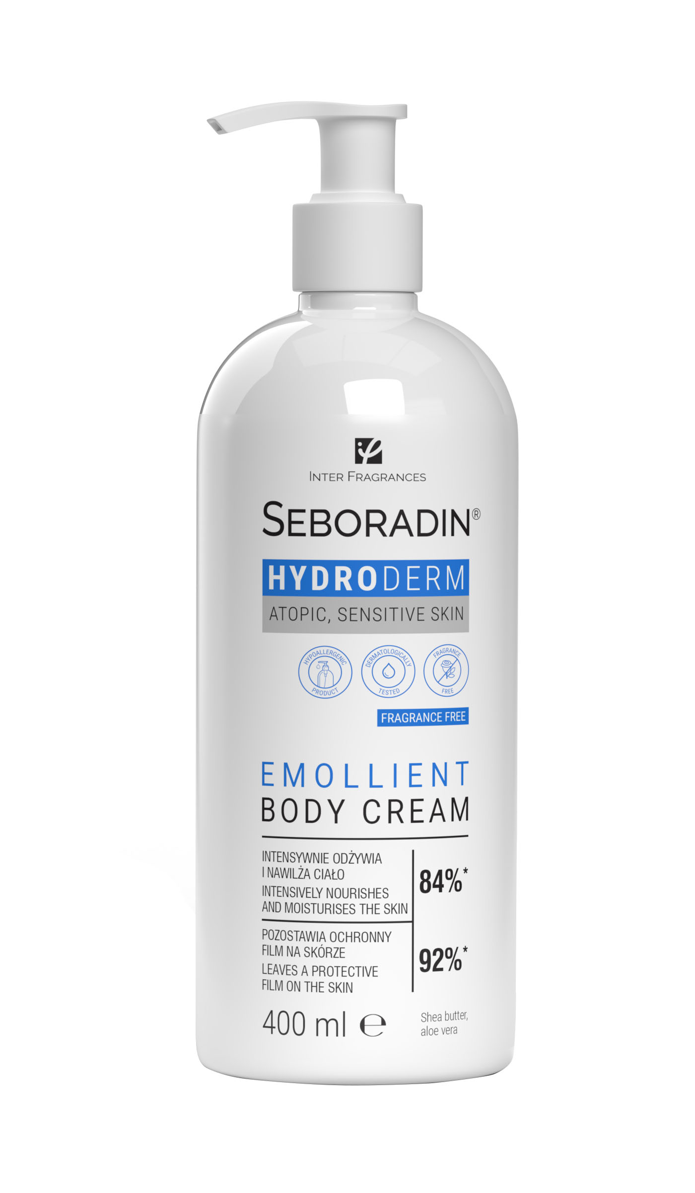 Seboradin Hydroderm emolientowy krem do ciała, 400 ml