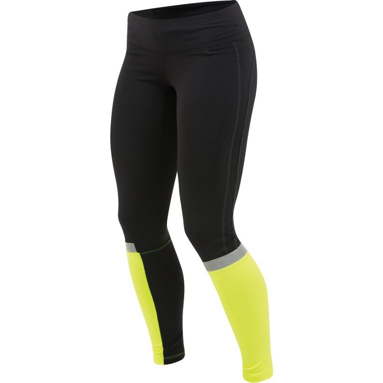 Pearl Izumi - Spodnie biegowe damskie Tight Fly Run Black/Screaming Yellow