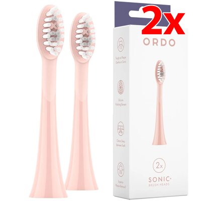 Oryginalna końcówka szczoteczki ORDO Sonic+ Różowy (2 szt.) (Polerowanie zębów)