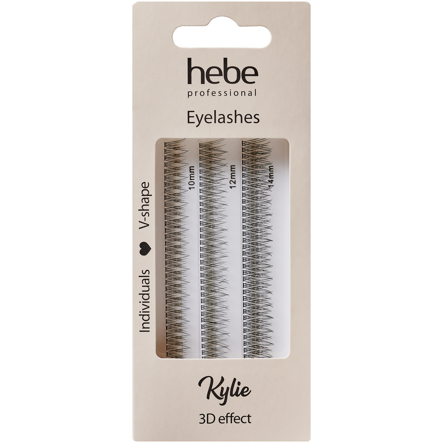 Hebe Professional Eyelashes Kylie kępki sztucznych rzęs, 1 opak.