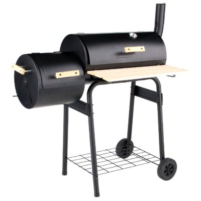 Grill węglowy TOYA 99513 z wędzarnią 60 x 30 cm