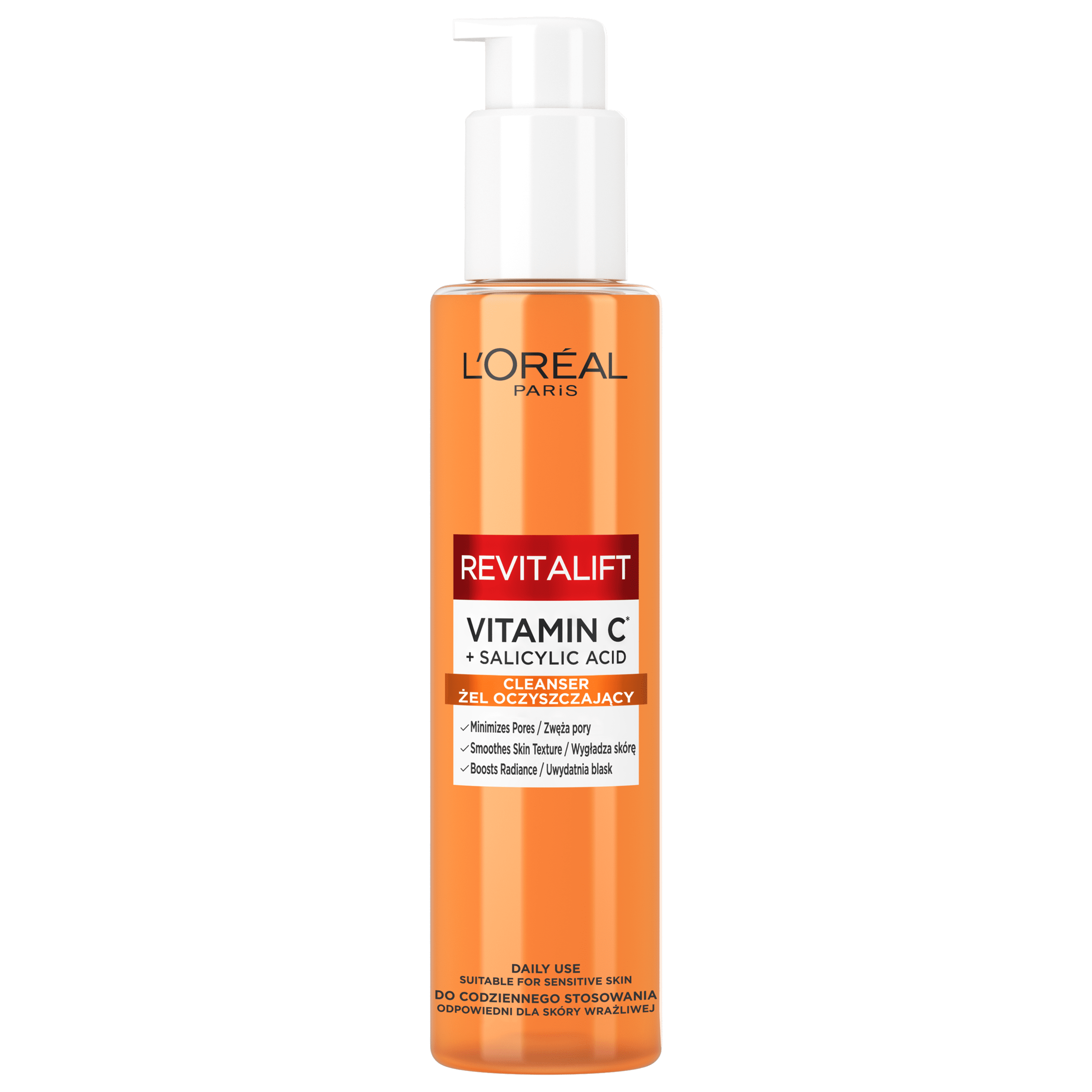 L'Oréal Paris Revitalift Clinical żel oczyszczający do twarzy z witaminą C, 150 ml