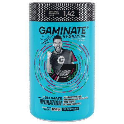 Izotonik GAMINATE Hydro Pack Wiśniowo-arbuzowy (666 g)