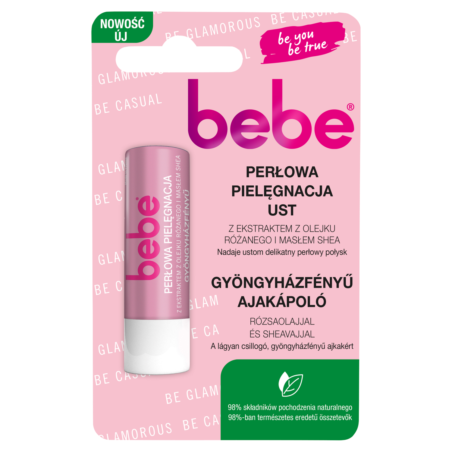 Bebe Young Care pielęgnująca pomadka ochronna do ust, 4,9 g