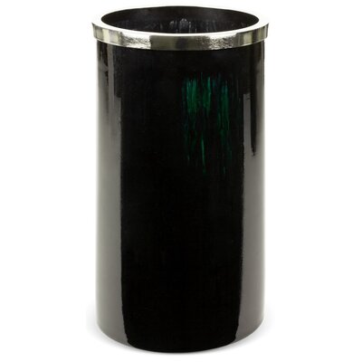 Wazon EUROFIRANY Capri 03 19 x 33 cm Czarny