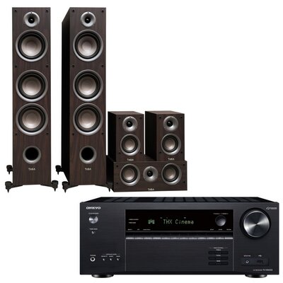 Kino domowe ONKYO TX-RN6100B + TAGA TAV-607 Wenge