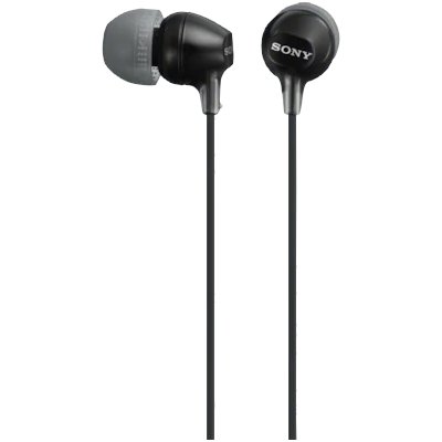 Słuchawki dokanałowe SONY MDR-EX15LP Czarny