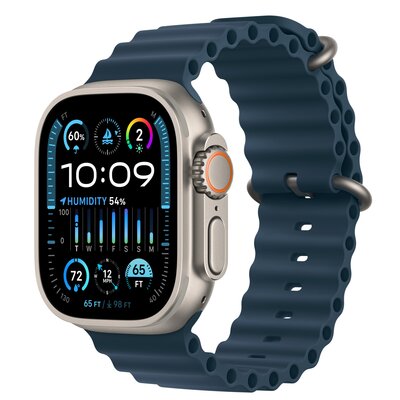APPLE Watch Ultra 2 GPS + Cellular 49mm koperta tytanowa + opaska Ocean (niebieski)