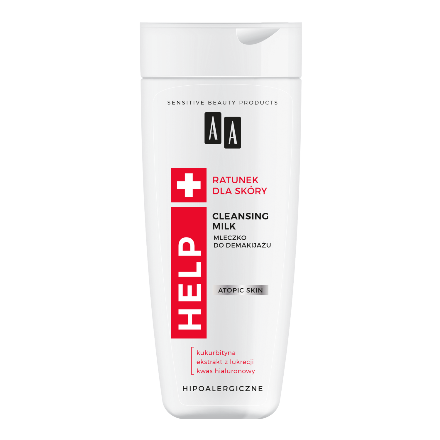 AA Help Cera Atopowa mleczko do demakijażu twarzy, 200 ml