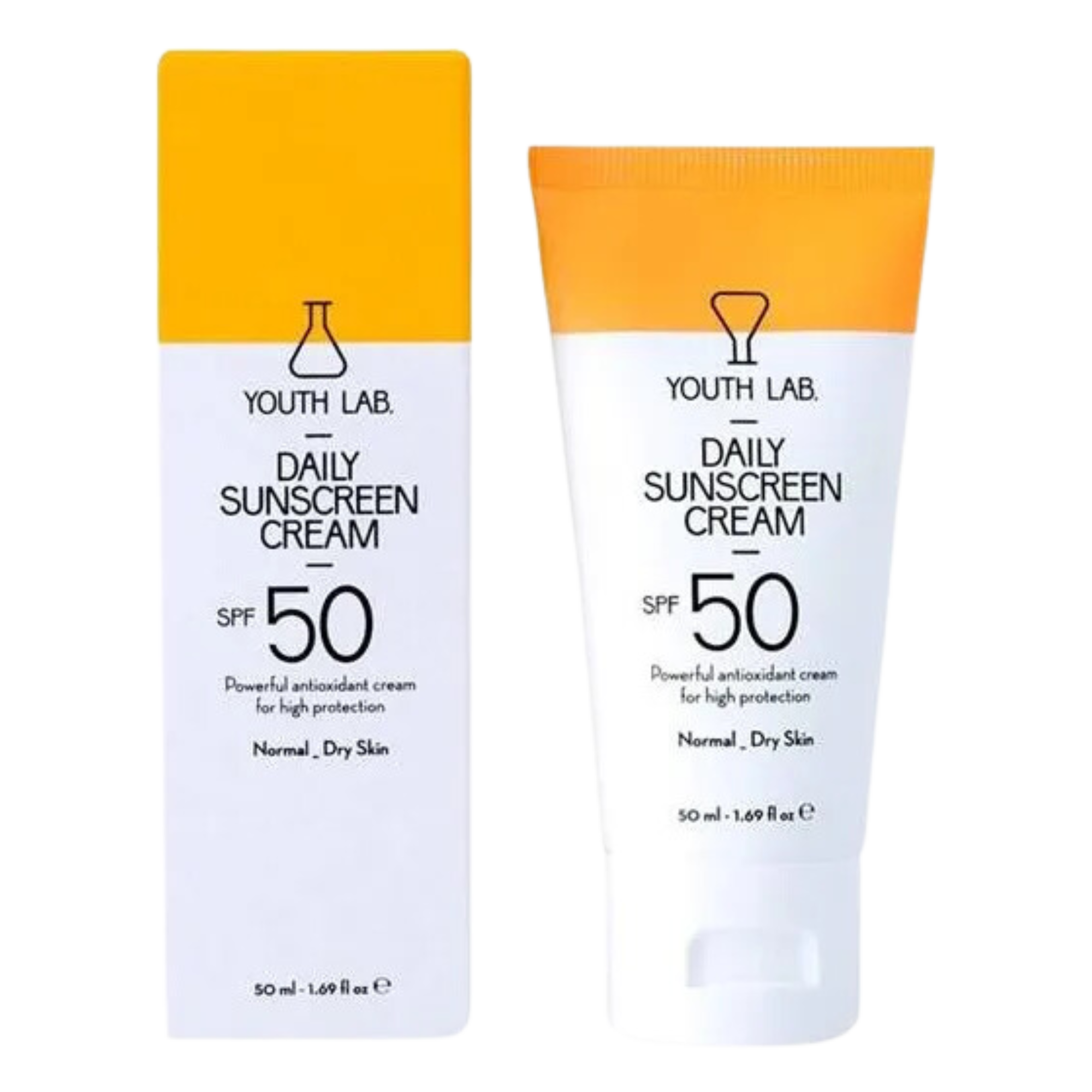 Youth Lab. Daily Sunscreen krem ochronny SPF50 cera sucha i normalna, 50 ml