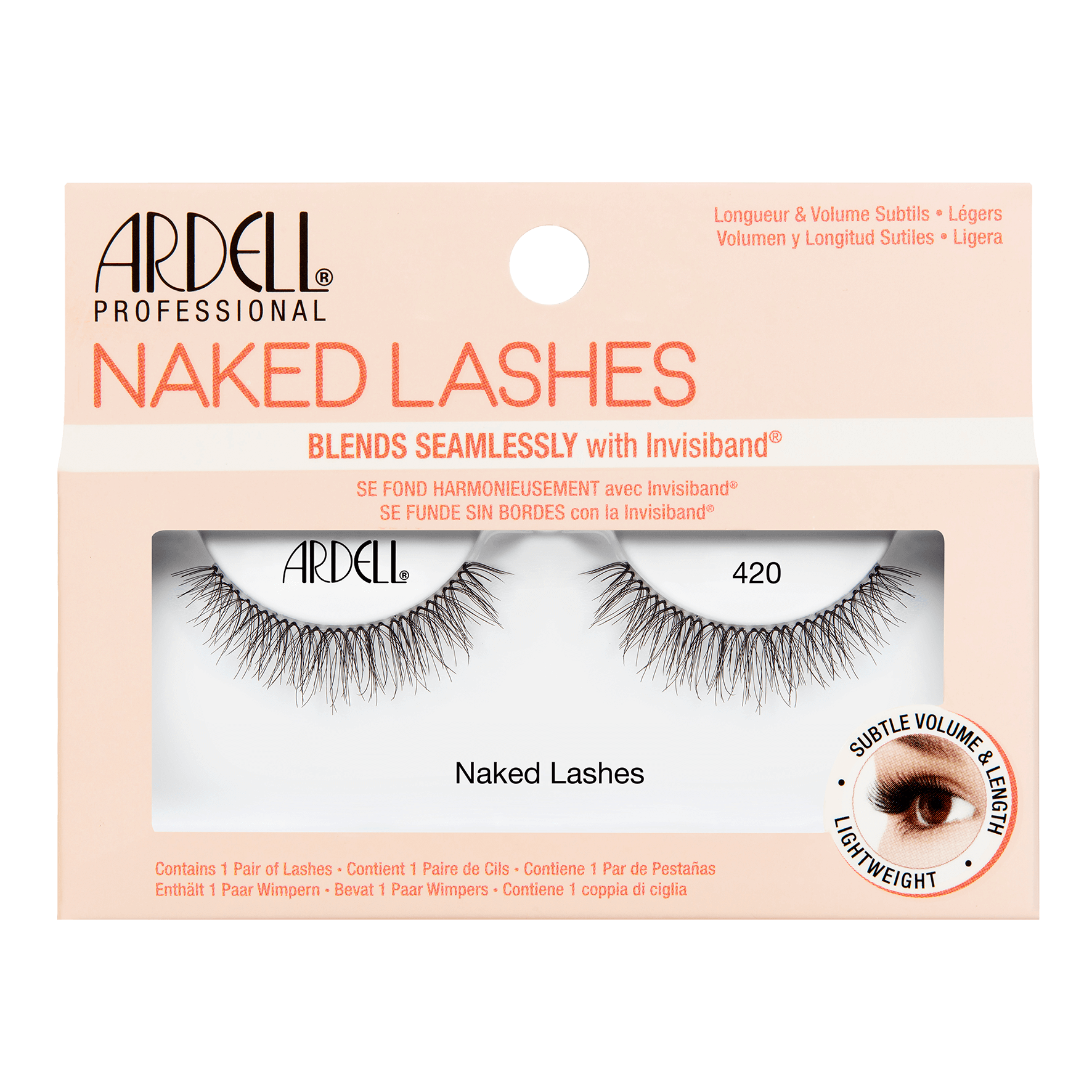 Ardell Naked Lashes 420 sztuczne rzęsy na pasku, 1 opak.