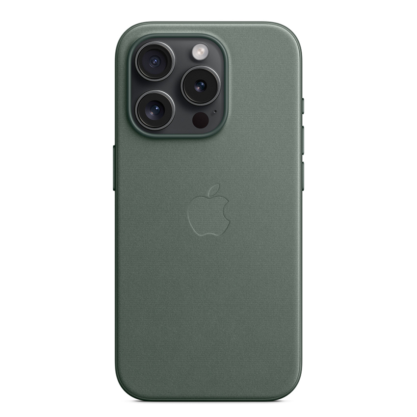 Apple iPhone 15 Pro FineWoven Case with MagSafe - Evergreen