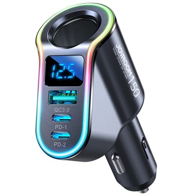 Ładowarka samochodowa JOYROOM JR-CL21 4w1 150W Czarny