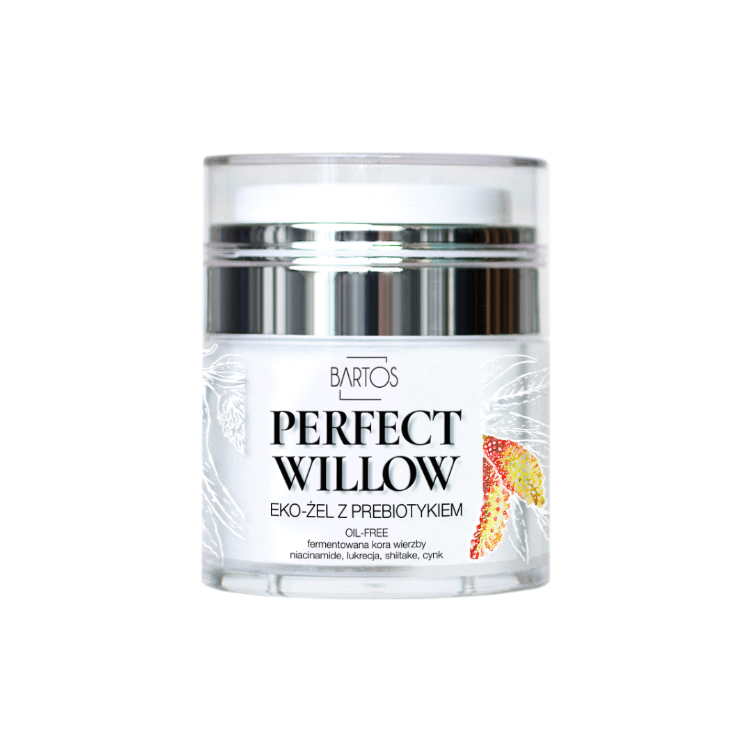 Bartos Perfect Willow eko-żel do twarzy z prebiotykiem, 50 ml