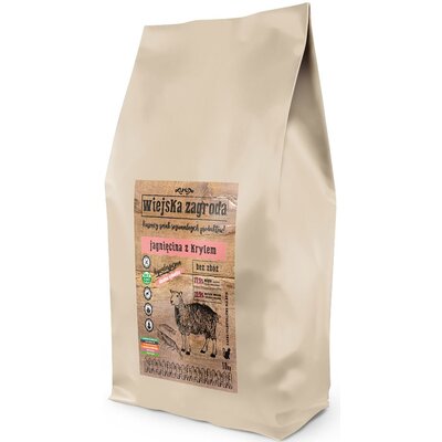 Karma dla kota WIEJSKA ZAGRODA Jagnięcina z krylem 10 kg
