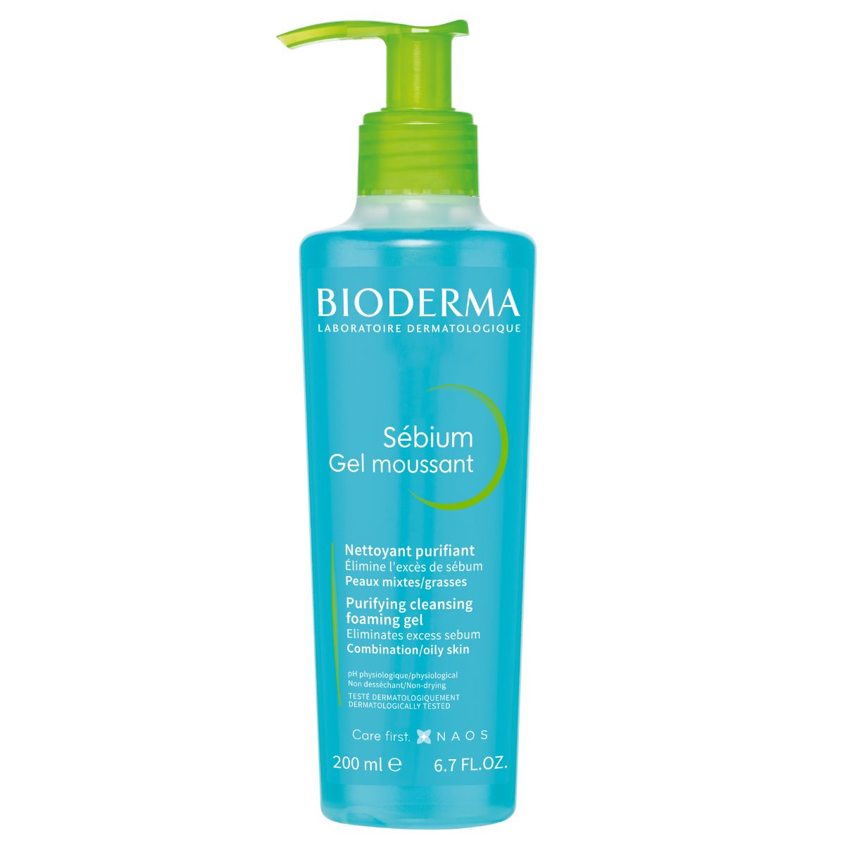 Bioderma SÉBIUM antybakteryjny żel do mycia twarzy, 200 ml