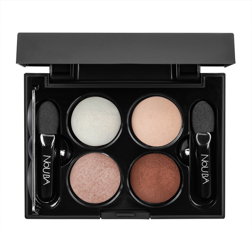 Nouba Quattro Eyeshadow Palette  paleta 4 cieni do powiek 607, 2,4 g
