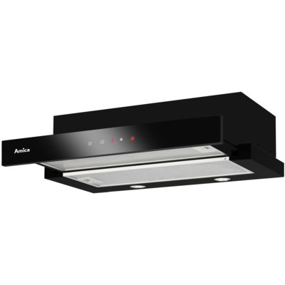 Okap AMICA OTP6641BG Czarny 389m3/h 65dB klasa C Funkcja czasowego wyłączenia