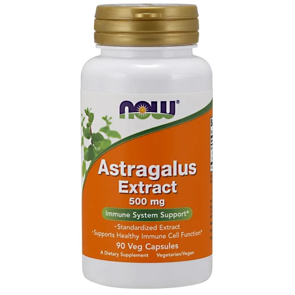 Now Foods suplement diety Astragalus ekstrakt, 500 mg, 90 kaps./1 opak.