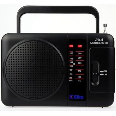 Radio ELTRA Tola 3 Analogowe Przenośne Czarne