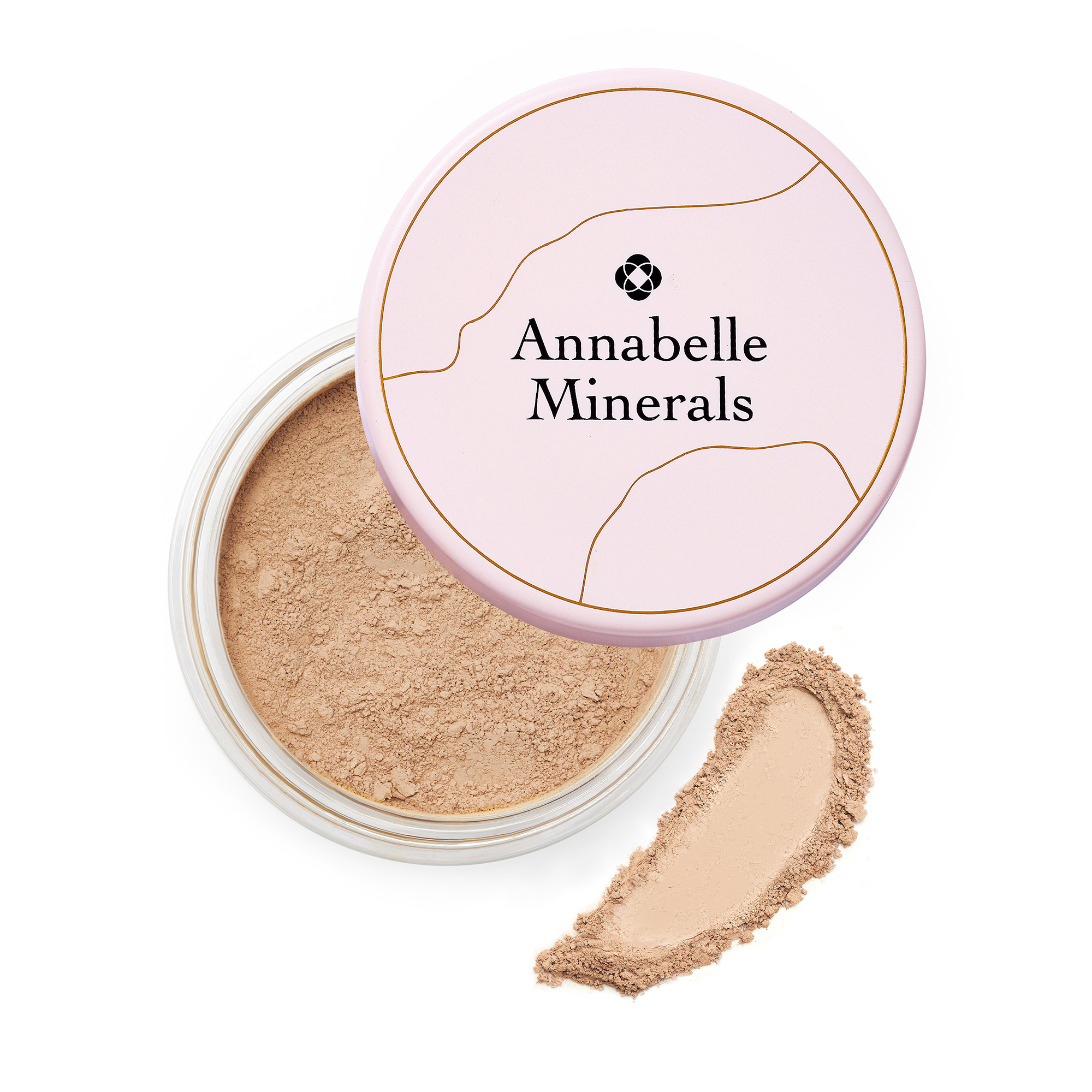 Annabelle Minerals matujący podkład mineralny do twarzy pure light, 4 g