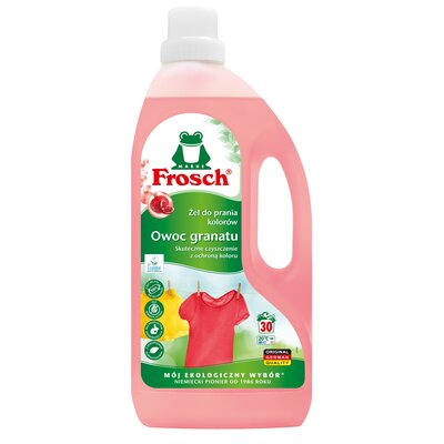 Żel do prania FROSCH Owoc granatu 1500 ml do kolorowych tkanin